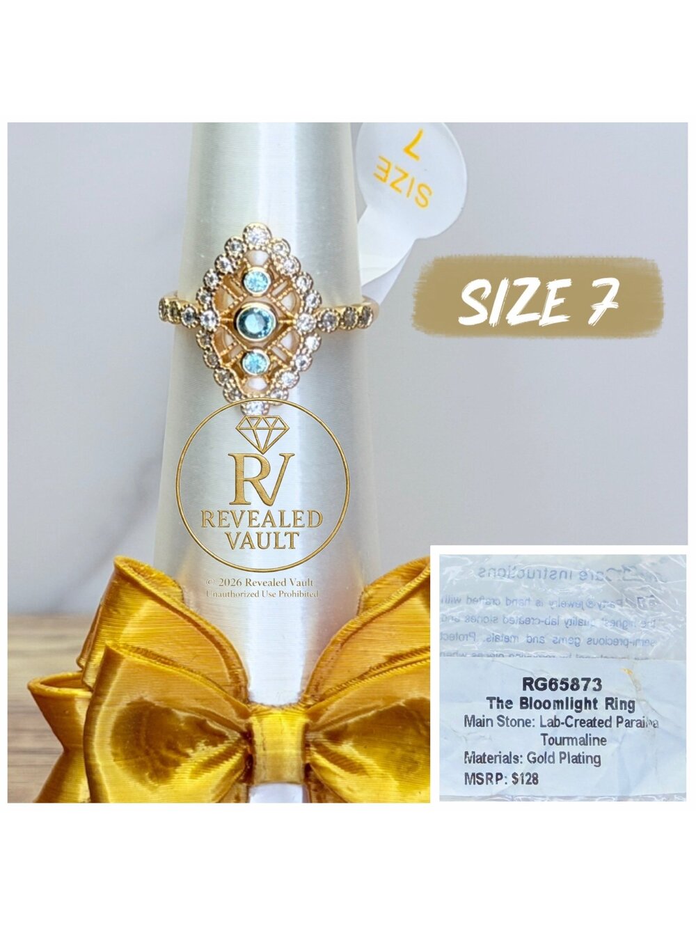 The Bloomlight Ring - Size 7 - OG
